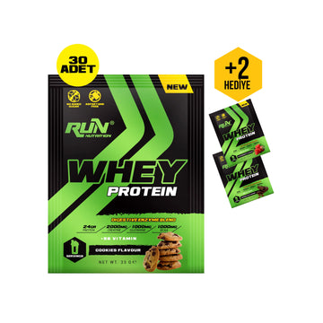 Whey Protein Bisküvi Aromalı Saşe - 30 Adet - 990g - Hediyeli