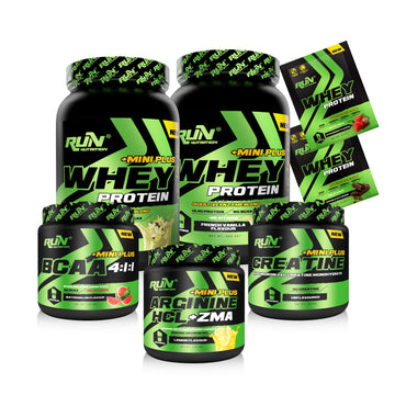 Fitness MİNİ MEGA - 2x Whey Mini Plus Fr. Vanilya, Bcaa Karpuz, Creatine, Arginine Limon - Hediyeli