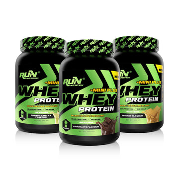 Whey Protein Mini Plus Triple Paketi Bisküvi, Çikolata, French Vanilya - 4 Hediyeli
