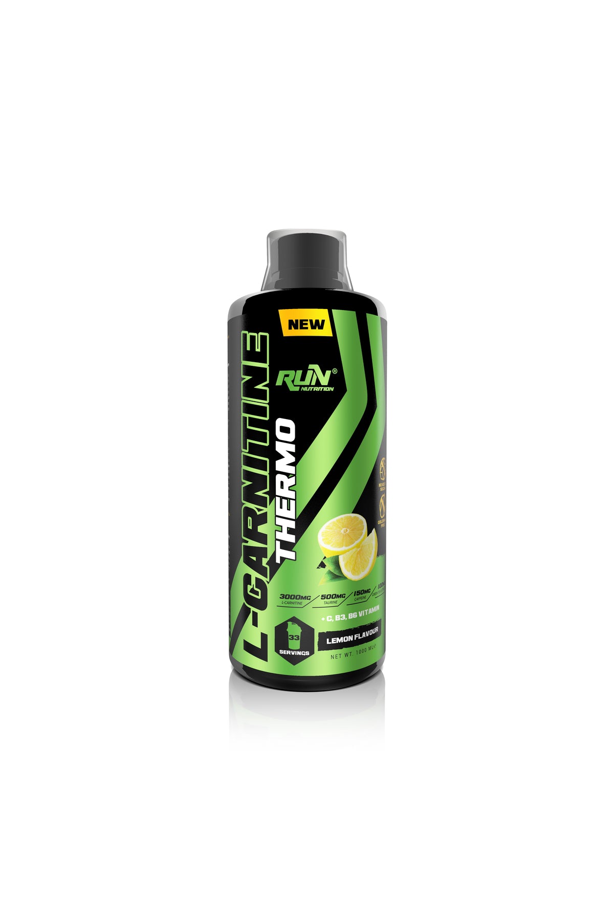 Run Nutrition L-Carnitine - 1 LT - Limon Aromalı - 3000mg - 33 Servis