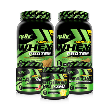 Fitness MİNİ MEGA - 2x Whey Mini Plus Bisküvi, Bcaa Karpuz, Creatine, Arginine Limon