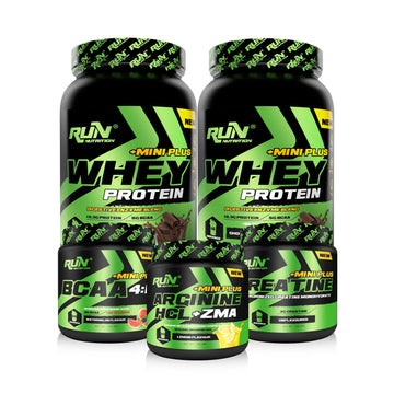 Fitness MİNİ MEGA - 2x Whey Mini Plus Çikolata, Bcaa Karpuz, Creatine, Arginine Limon