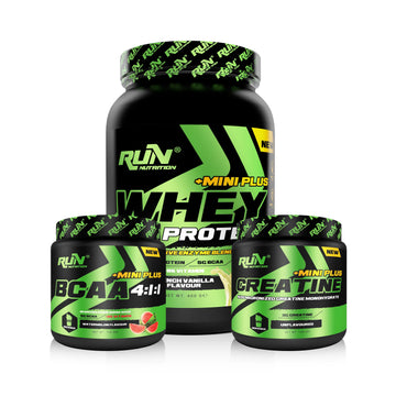 Fitness MİNİ Paketi - Whey Mini Plus FR. Vanilya, Bcaa Karpuz, Creatine