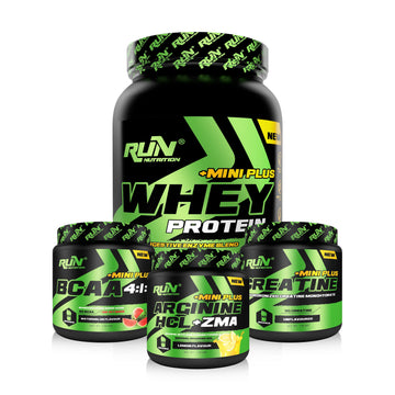 Fitness MİNİ XL Paketi - Whey Mini Plus Bisküvi, Bcaa Karpuz, Creatine, Arginine Limon