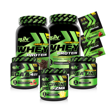 Fitness MİNİ MEGA - 2x Whey Mini Plus Çikolata, Bcaa Karpuz, Creatine, Arginine Limon - Hediyeli