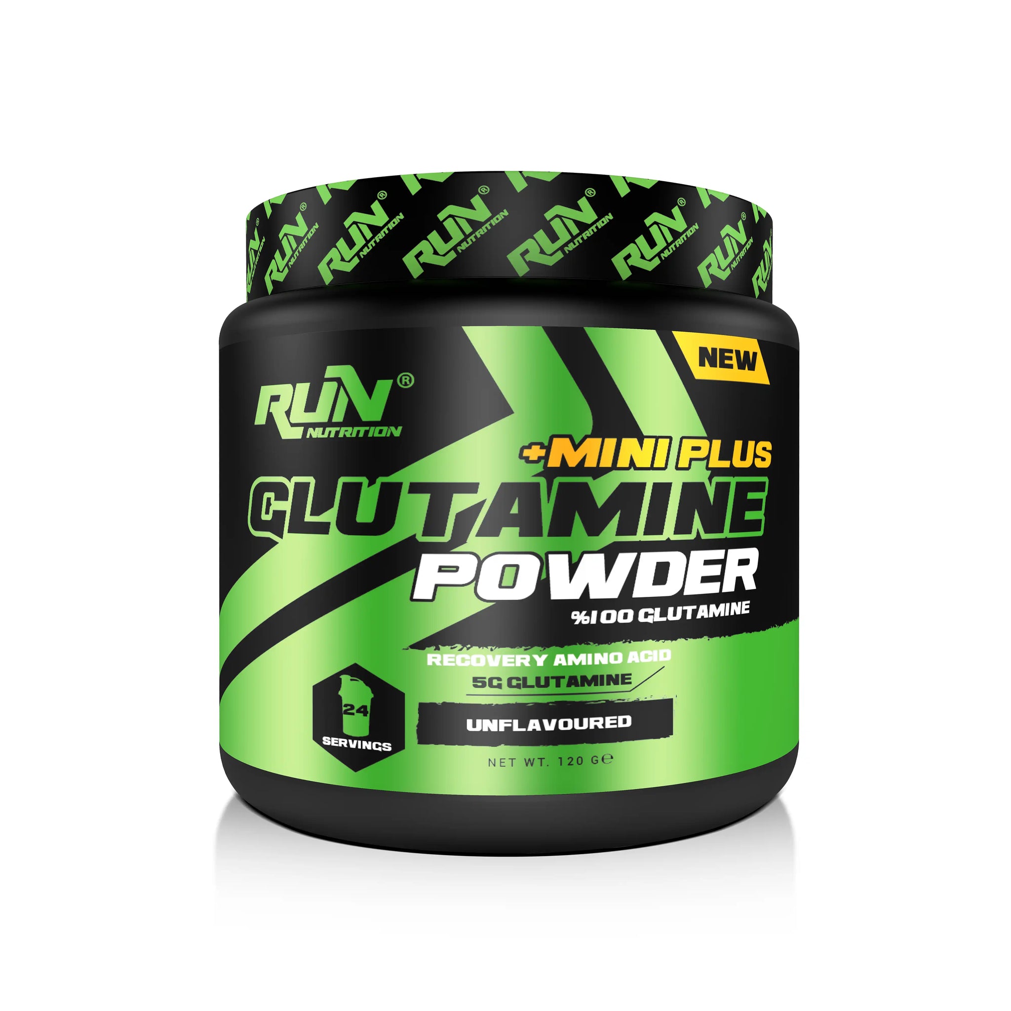 Run Nutrition Glutamine Mini Plus - 120g - 24 Servis - Aromasız