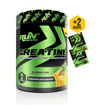 Creatine Ananas Aromalı - 420g - 60 Servis - Hediyeli