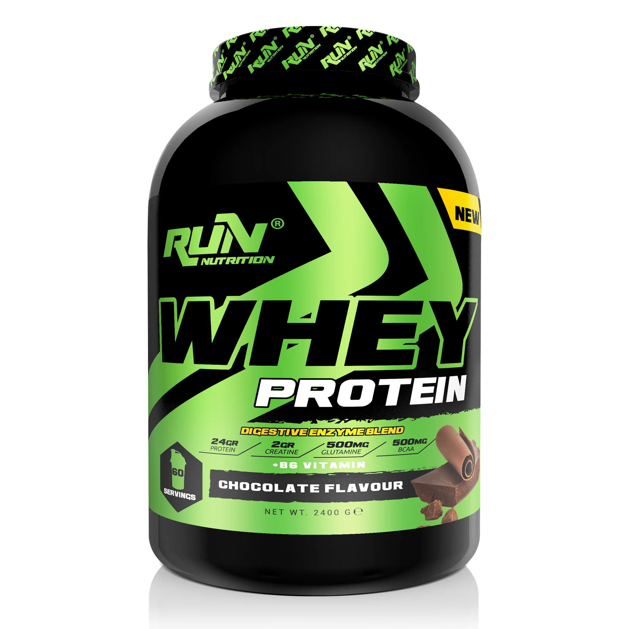 Whey Protein - 2.4 kg - Çikolata Aromalı - 60 Servis - Hediyeli