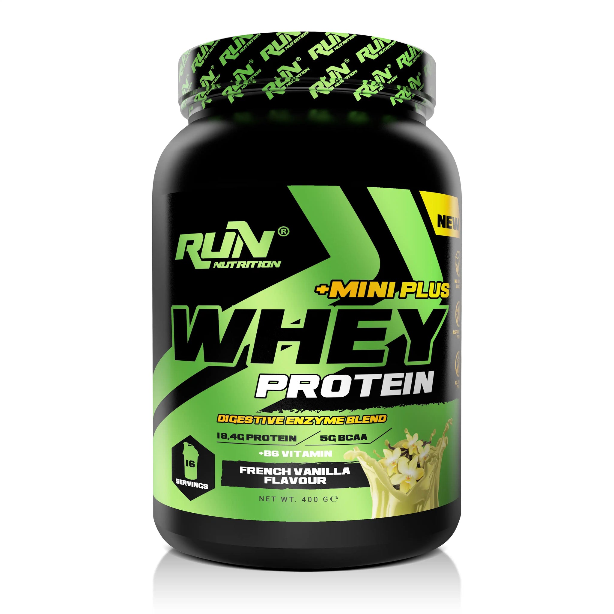 Whey Protein Mini Plus French Vanilya Aromalı - 400g - 16 Servis - Hediyeli